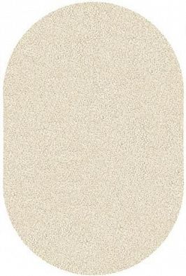 Ковер фризе JAZZY BASIC cream  ОВАЛ 