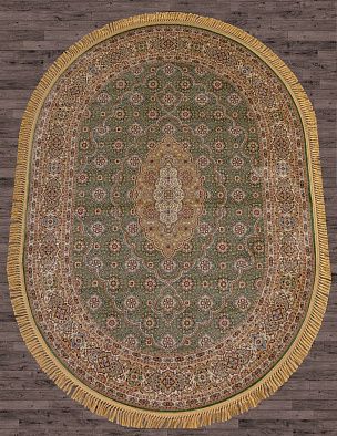 Ковер BUHARA D159 GREEN Овал