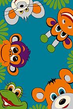 Ковер детский FUNKY TIG turquoise