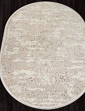 Ковер MIKONOS F584AC CREAM / KAHVE Овал