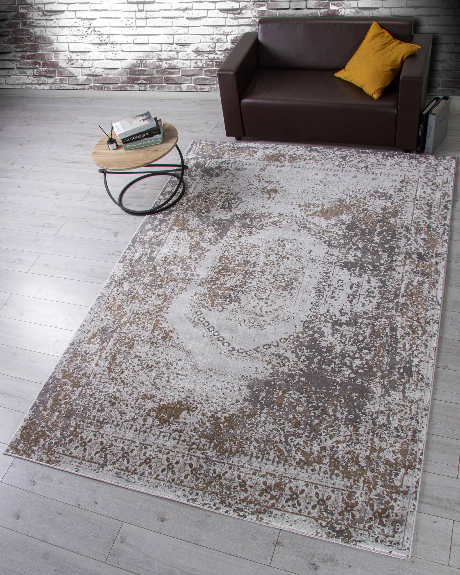 Ковер GRAFF F240 GRAY-BEIGE