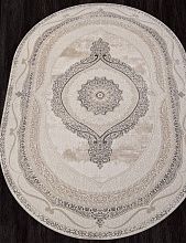 Круглый ковер SIESTA M034A BONE / GRAY Овал