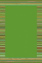Разноцветный круглый ковер маленького размера Swing 6270 3P06 green (0,8*1,5)