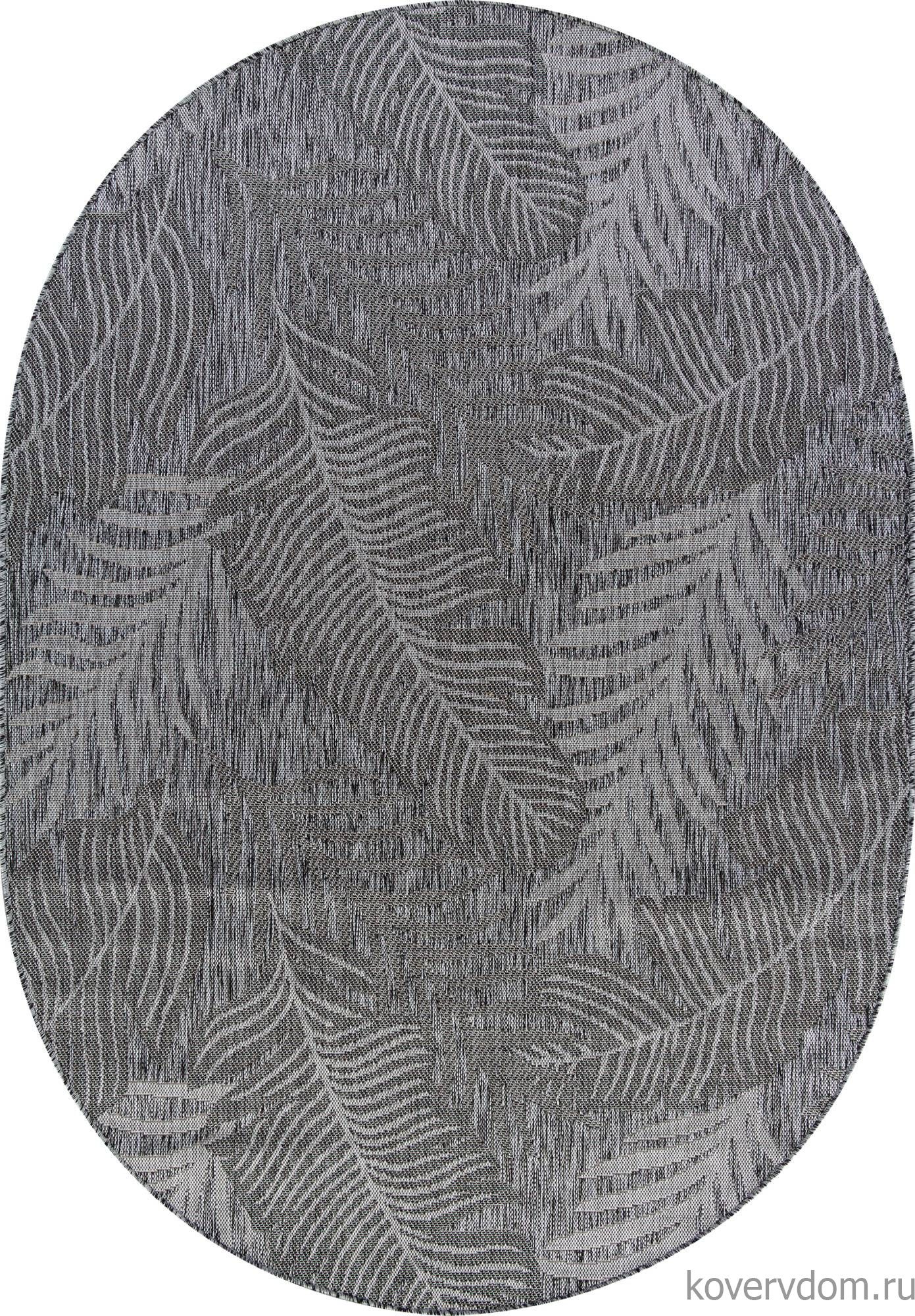 Ковер KAIR S132 DARK GRAY Овал