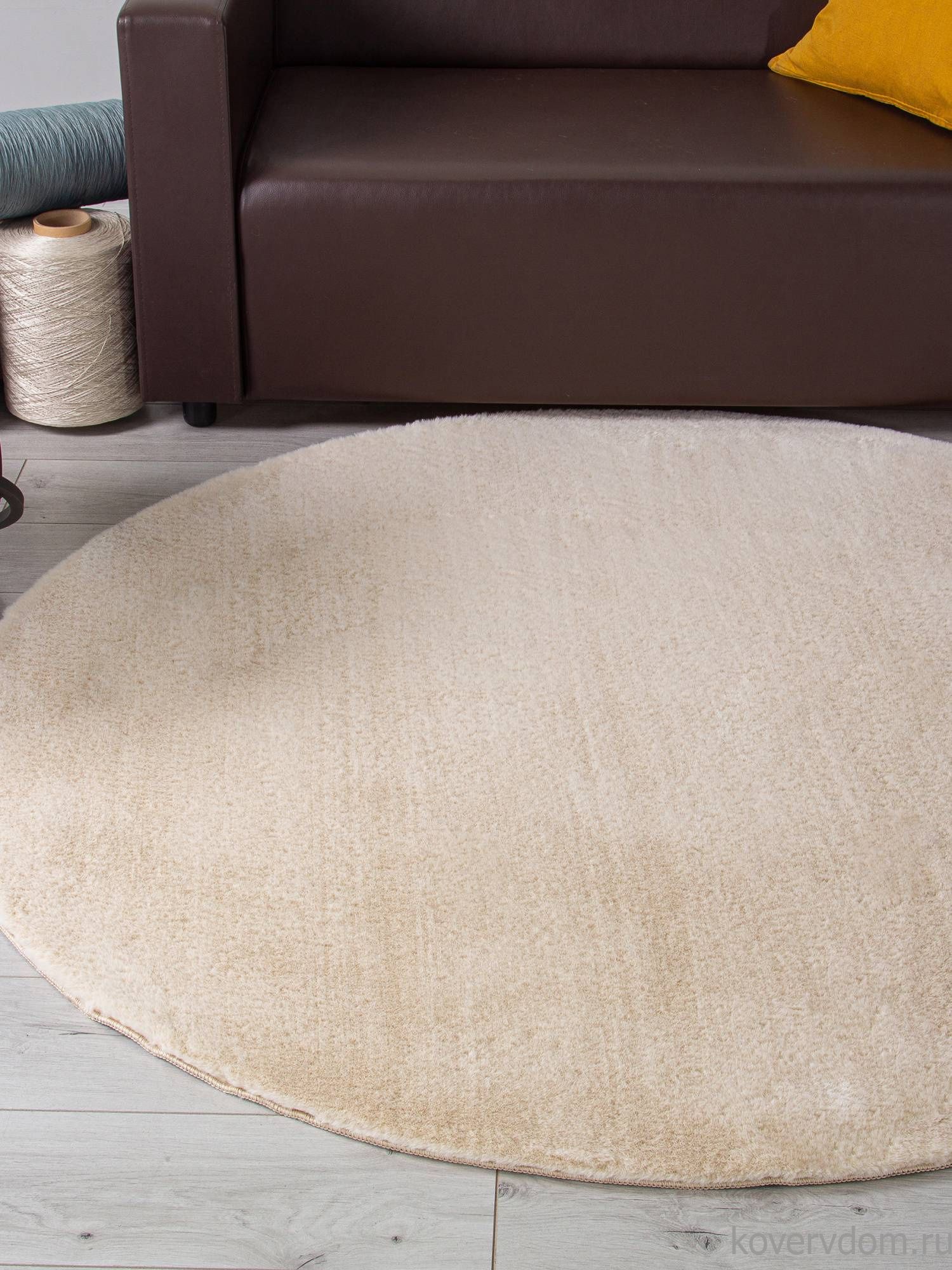 Ковер RABBIT LUXE PX2001 L.BEIGE Круг