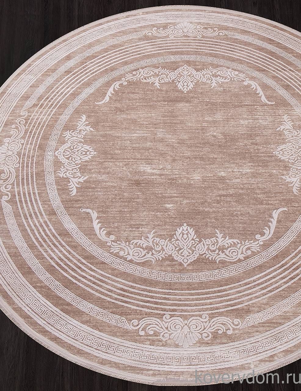 Ковер MILANO 21071Y D.BEIGE / CREAM Круг