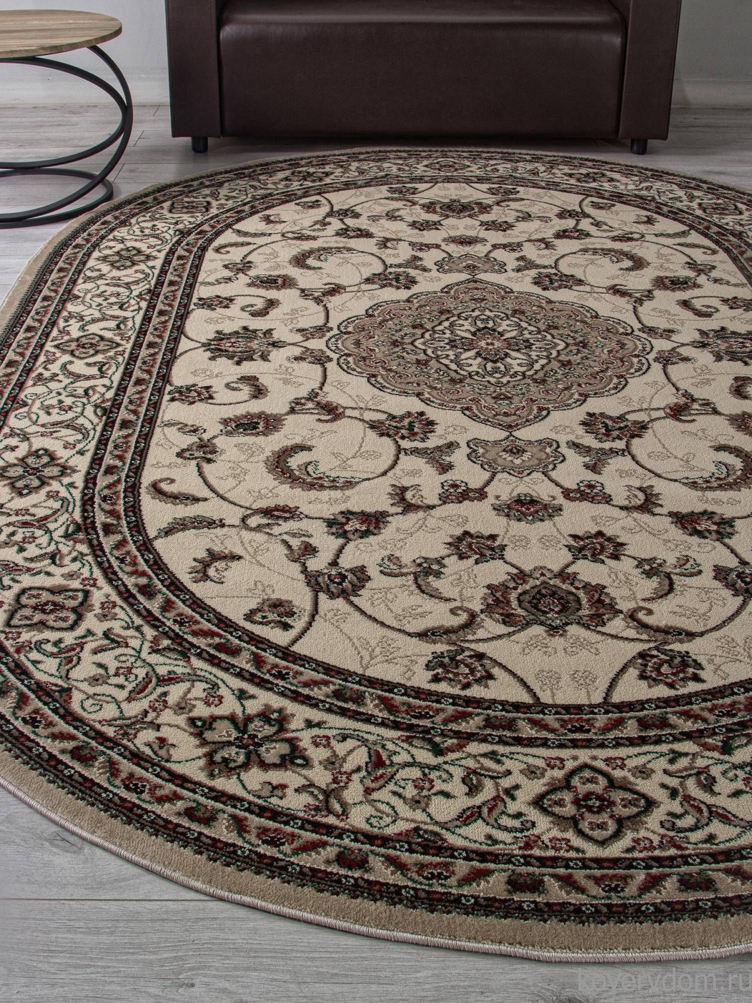 Ковер COLIZEY-A D389 BEIGE Овал