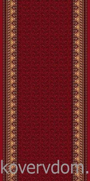 Ковровая дорожка Optimal Rogatek dark red